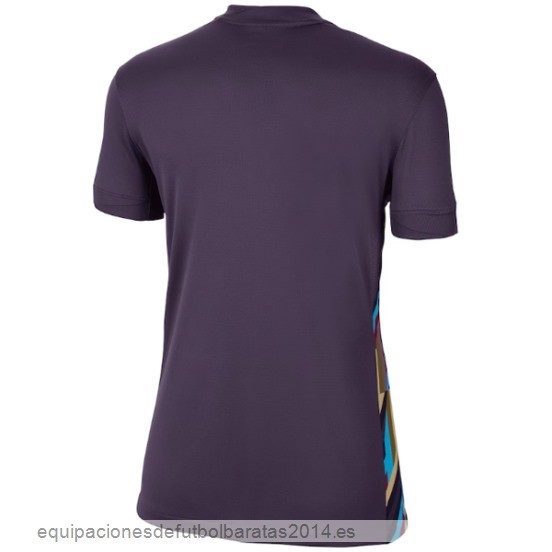 Nuevo 2ª Camiseta Mujer Inglaterra 2024 Purpura Baratas
